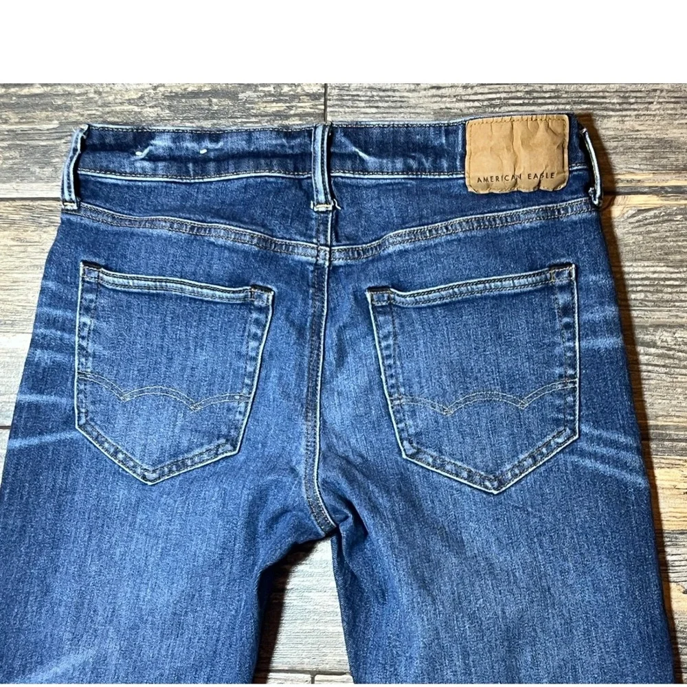 American Eagle AE Airflex Original Straight Jeans‎ Mens 30x34 Stretch Stackable